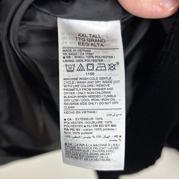 Old Navy NEW Party Blazer Black Velvet XXL Tall 752079 holiday evening event - Picture 11 of 12